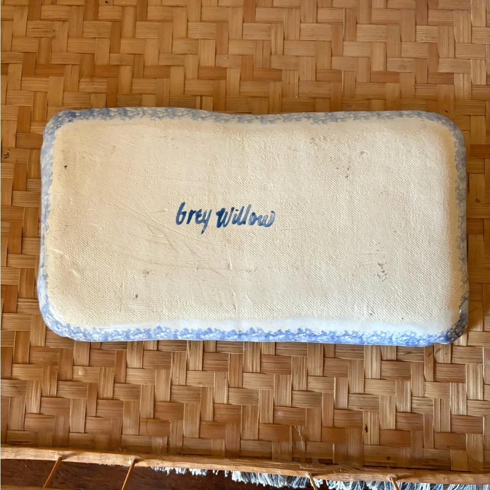Blue and White grey willow Tray